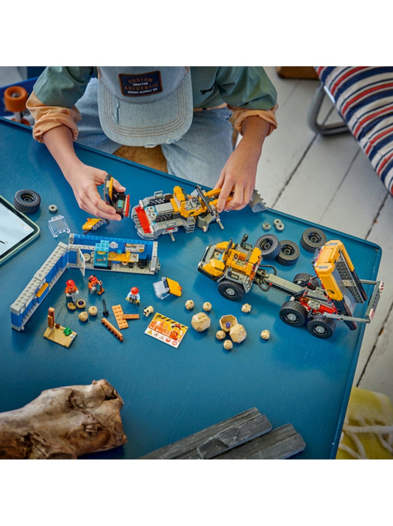 Lego 60494 - le camion-benne et la chargeuse frontale Bleu - Kiabi