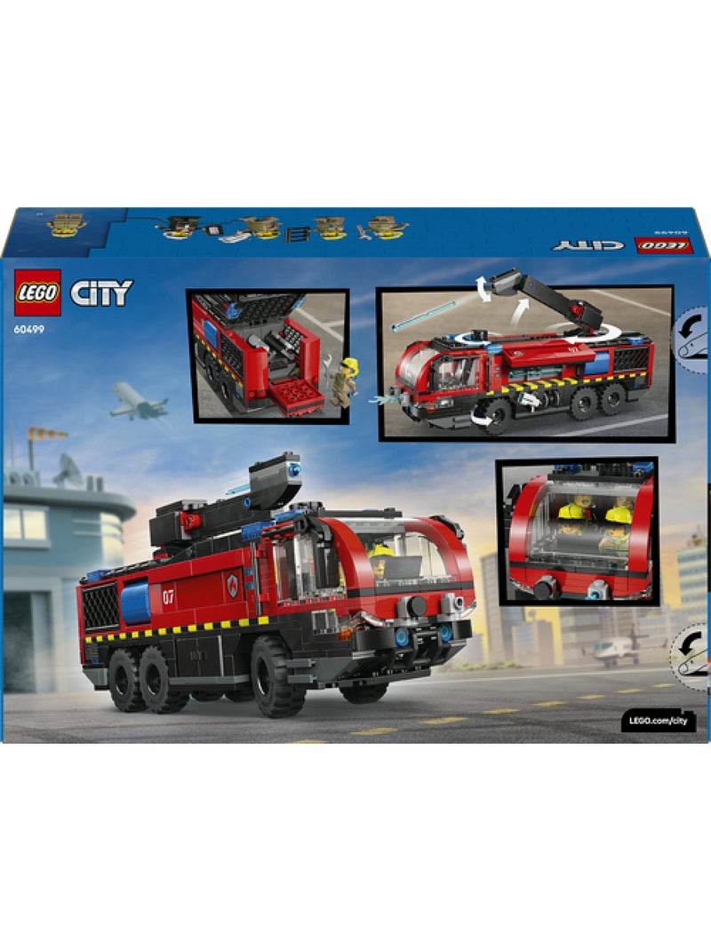 LEGO 60499 - Camion De Pompier Aéroport City Bleu - Kiabi