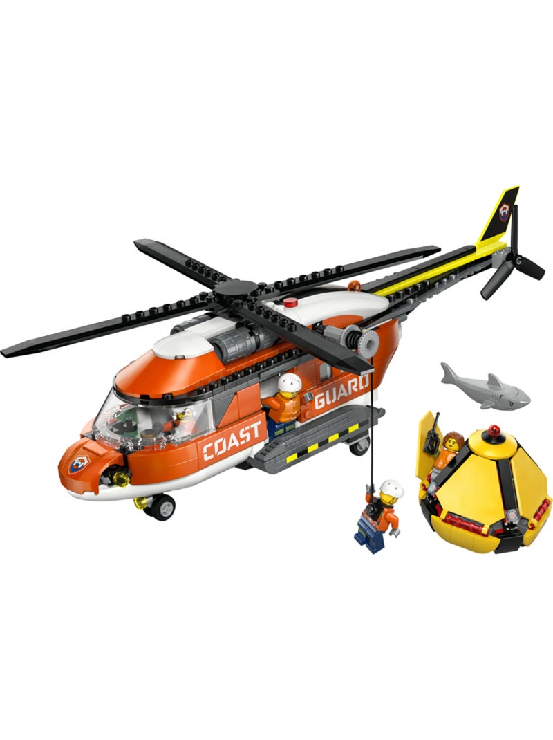 LEGO 60503 - Hélicoptère Des Gardes Côte City Bleu - Kiabi