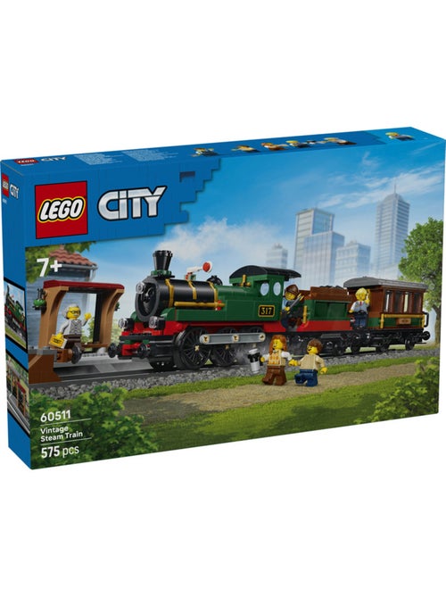 Lego 60511 - le train à vapeur rétro - Kiabi