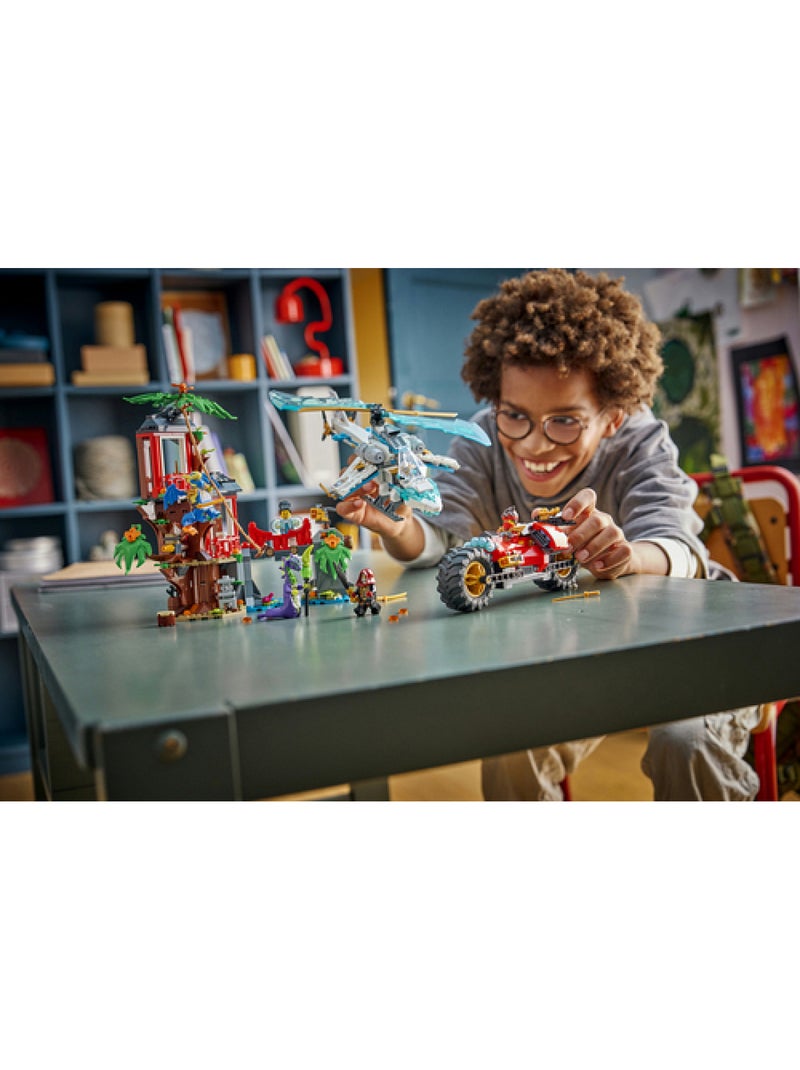 LEGO 71857 - Cabane Et Véhicules Ninjas Ninjago Rouge - Kiabi