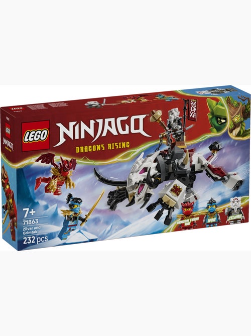 LEGO 71863 - Zilvar et Grimtak la bête draconique - Kiabi