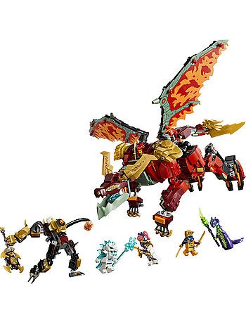 Lego 71868 - le robot dragon transformable de braséra