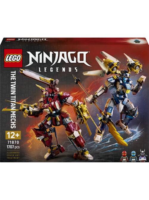 Lego 71870 - les robots titan jumeaux - Kiabi