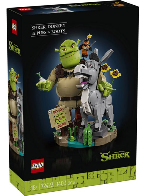 Lego 72423 - shrek, l’âne et le chat potté - Kiabi