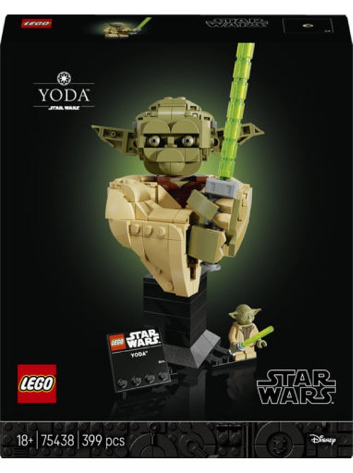 LEGO 75438 - Le buste de Yoda™ - Kiabi