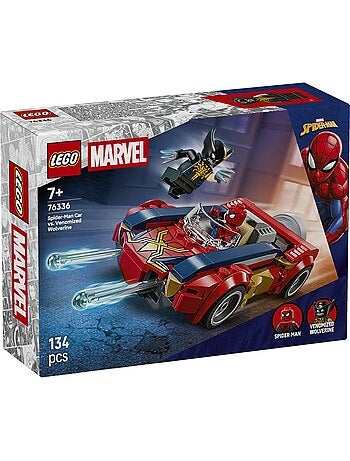 LEGO 76336 - Véhicules Spiderman VS Wolverine Marvel