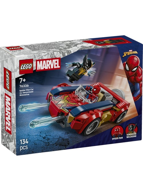 LEGO 76336 - Véhicules Spiderman VS Wolverine Marvel - Kiabi