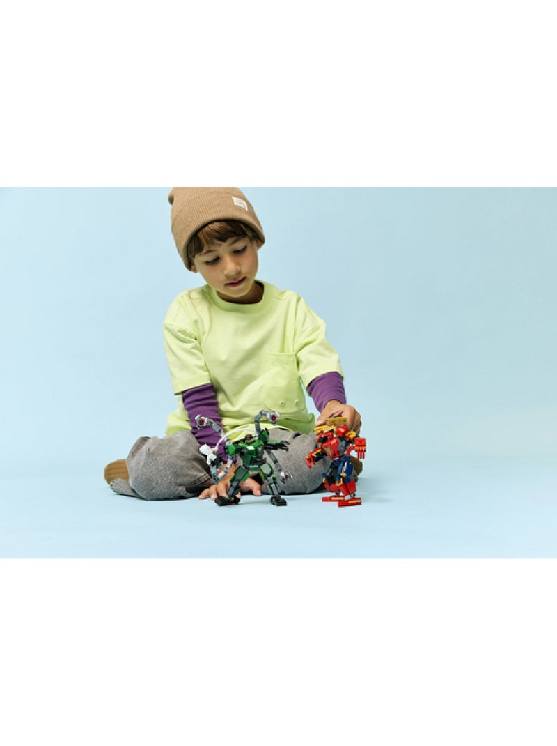 LEGO 76338 - Combat De Robot Octopus VS Spiderman Rouge - Kiabi