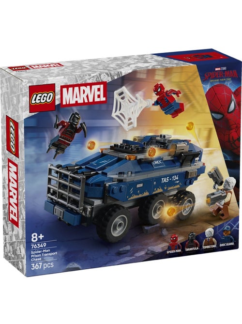 Lego 76349 - la poursuite en prison mobile de spider-man - Kiabi