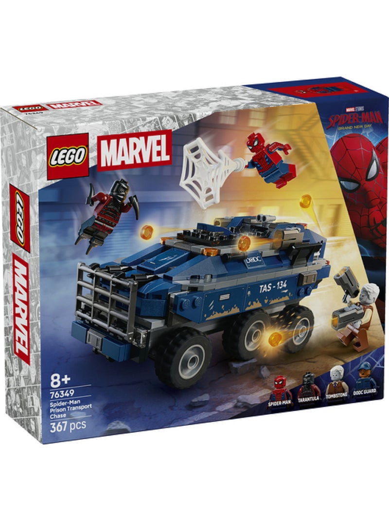 Lego 76349 - la poursuite en prison mobile de spider-man Rouge - Kiabi