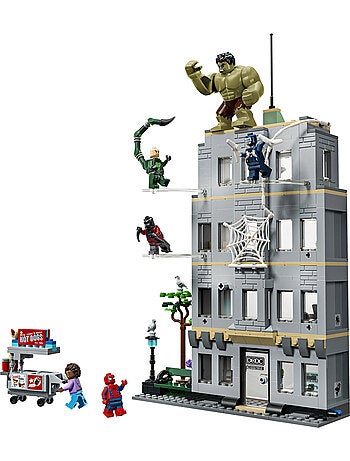 Lego 76350 - l'affrontement légendaire entre spider-man et hulk