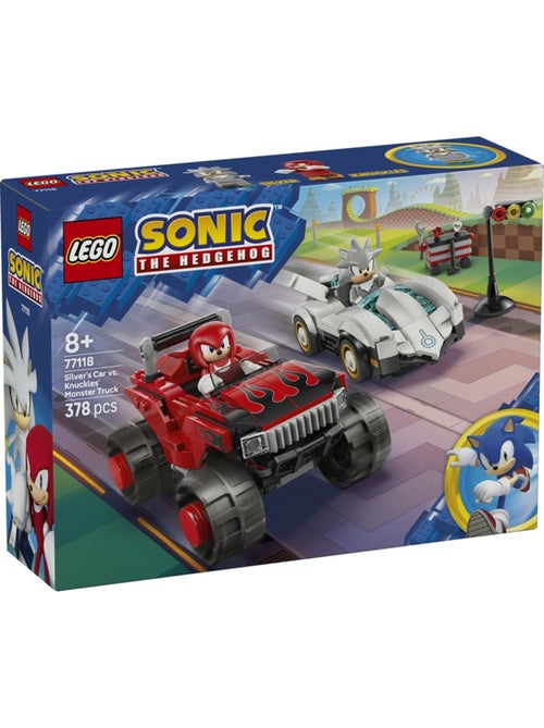 LEGO 77118 - Véhicules Silver VS Knuckles Sonic - Kiabi