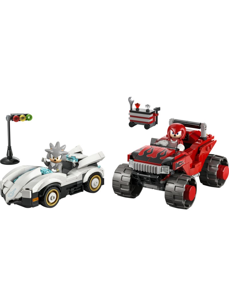 LEGO 77118 - Véhicules Silver VS Knuckles Sonic Bleu - Kiabi