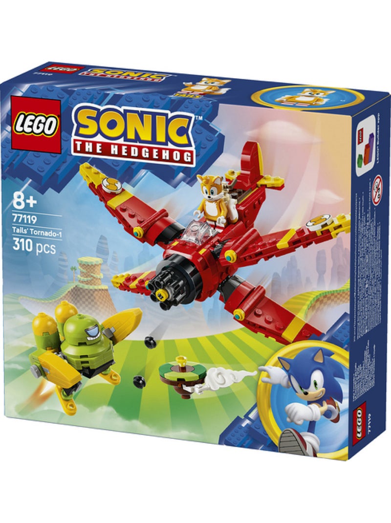 Lego 77119 - le tornado-1 de tails Rouge - Kiabi