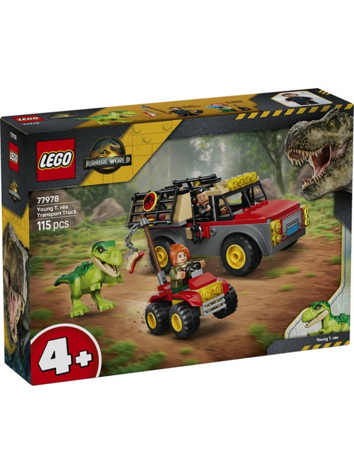 Lego 77978 - camion de transport du jeune t-rex - Kiabi