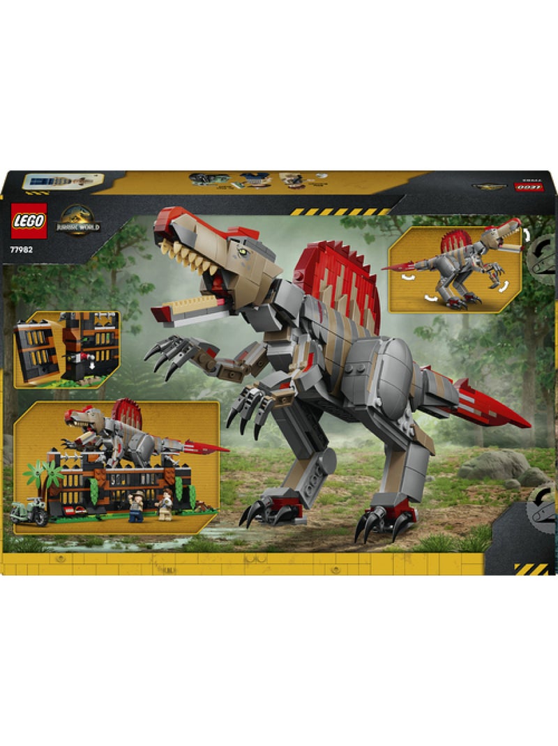 Lego 77982 - l’évasion du spinosaure Jaune - Kiabi