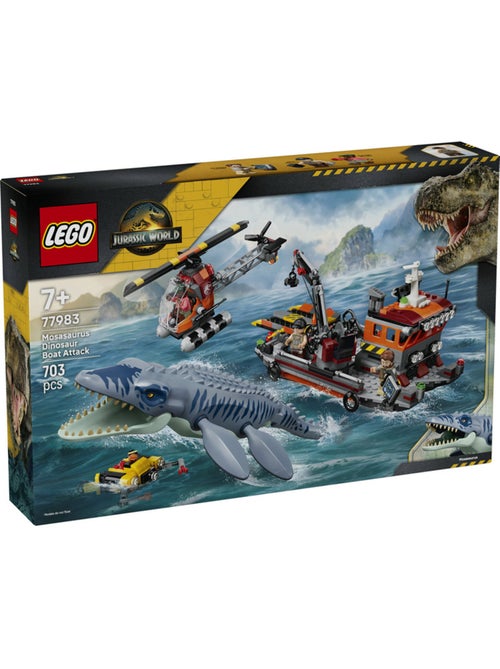 Lego 77983 - l’attaque du bateau par le mosasaure - Kiabi
