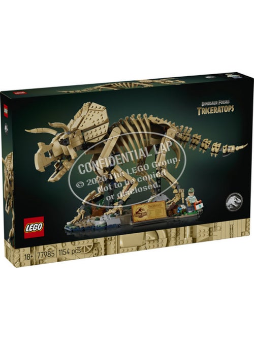 Lego 77985 - les fossiles de dinosaure : le tricératops - Kiabi