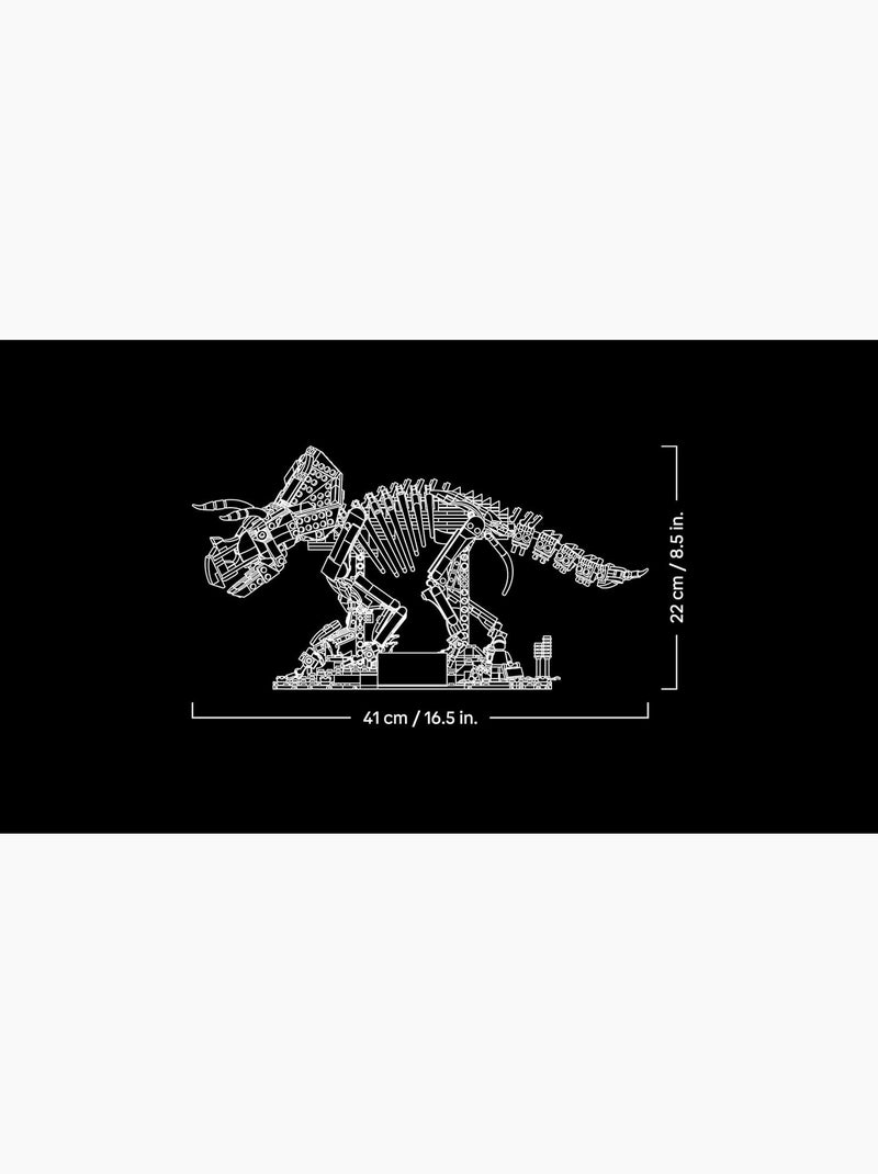Lego 77985 - les fossiles de dinosaure : le tricératops Rouge - Kiabi
