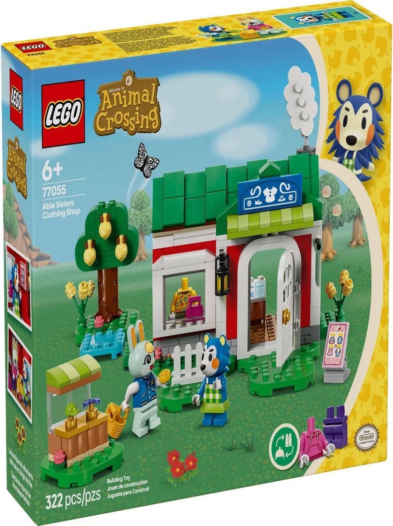LEGO Animal Crossing - Boutique de vêtements des sœurs Doigts de Fée (77055). Jaune - Kiabi