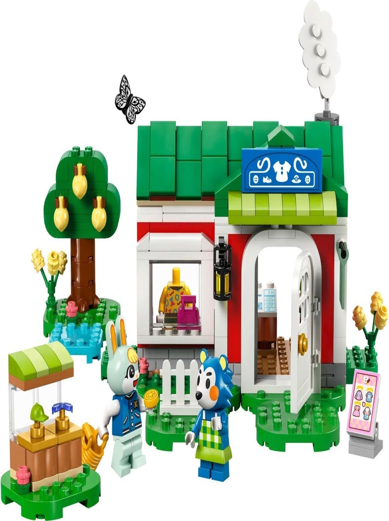 LEGO Animal Crossing - Boutique de vêtements des sœurs Doigts de Fée (77055). Jaune - Kiabi