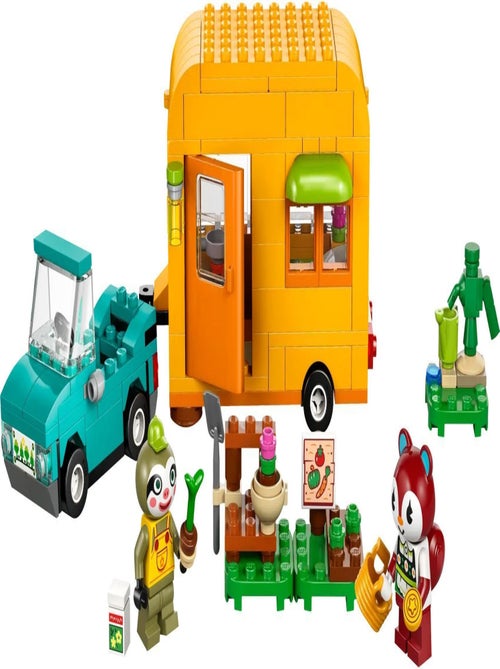 LEGO Animal Crossing 77054 - Caravane et stand de jardinage de Racine - Kiabi