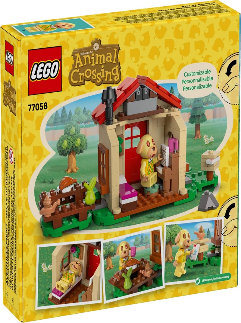 LEGO Animal Crossing : La Maison Douillette de Mirza - Set 77058 Jaune - Kiabi