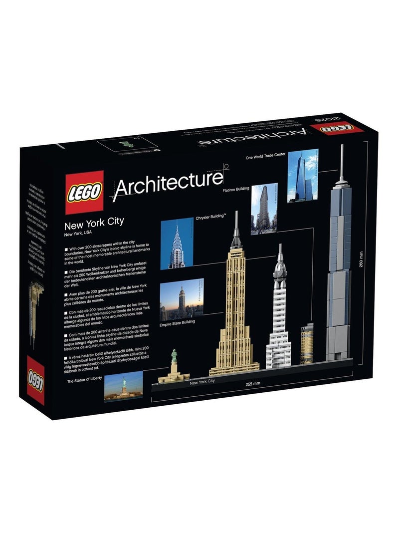 LEGO Architecture - New York - 21028 Multicolore - Kiabi