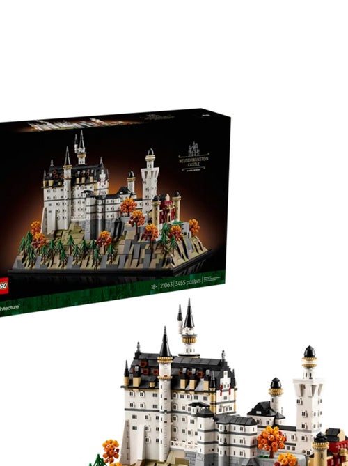LEGO Architecture Le chateau de Neuschwanstein 21063 - Kiabi