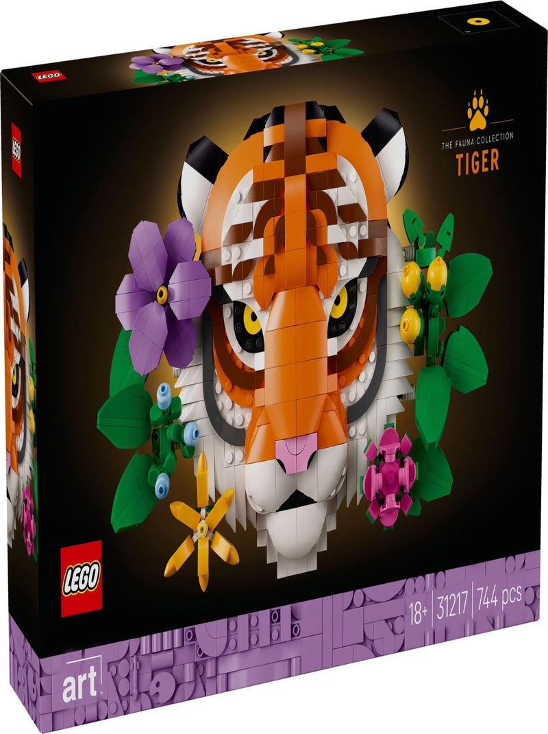 LEGO Art - Collection Faune : Le Tigre - 31217 Rouge - Kiabi