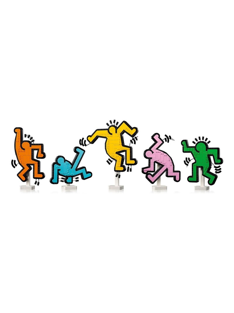 LEGO Art - Keith Haring - Création des Figures Dansantes 31216 Jaune - Kiabi