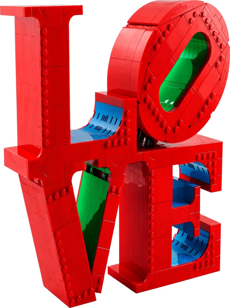LEGO Art - Sculpture LOVE 31214 à Construire Rouge - Kiabi