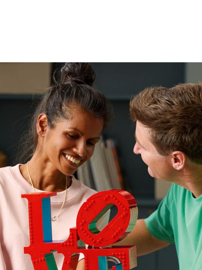 LEGO Art - Sculpture LOVE 31214 à Construire Rouge - Kiabi