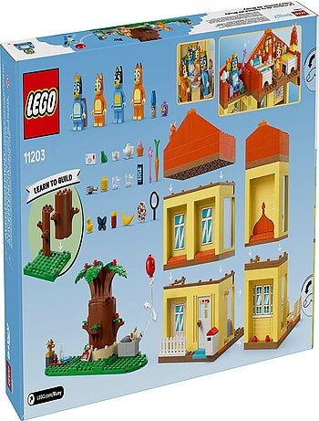 LEGO Bluey - Maison de Famille de Bluey - Set de Construction Amusant