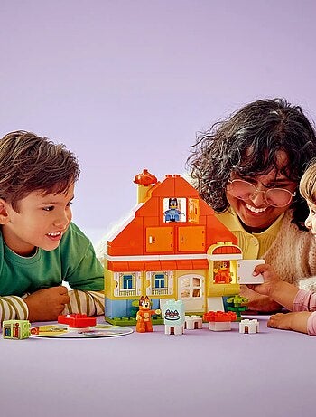 LEGO Bluey - Maison de famille et jeu de mémoire amusant - 10459