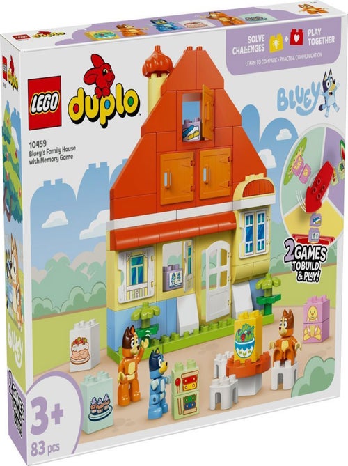 LEGO Bluey - Maison de famille et jeu de mémoire amusant - 10459 - Kiabi