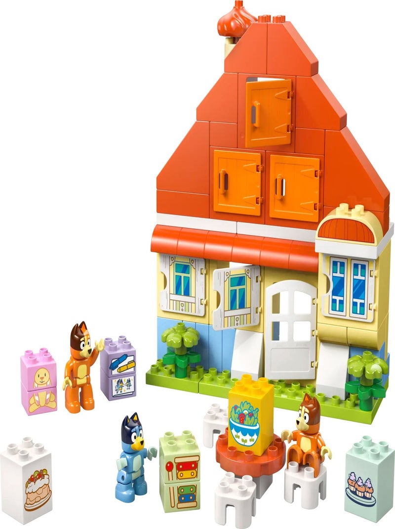LEGO Bluey - Maison de famille et jeu de mémoire amusant - 10459 Vert - Kiabi