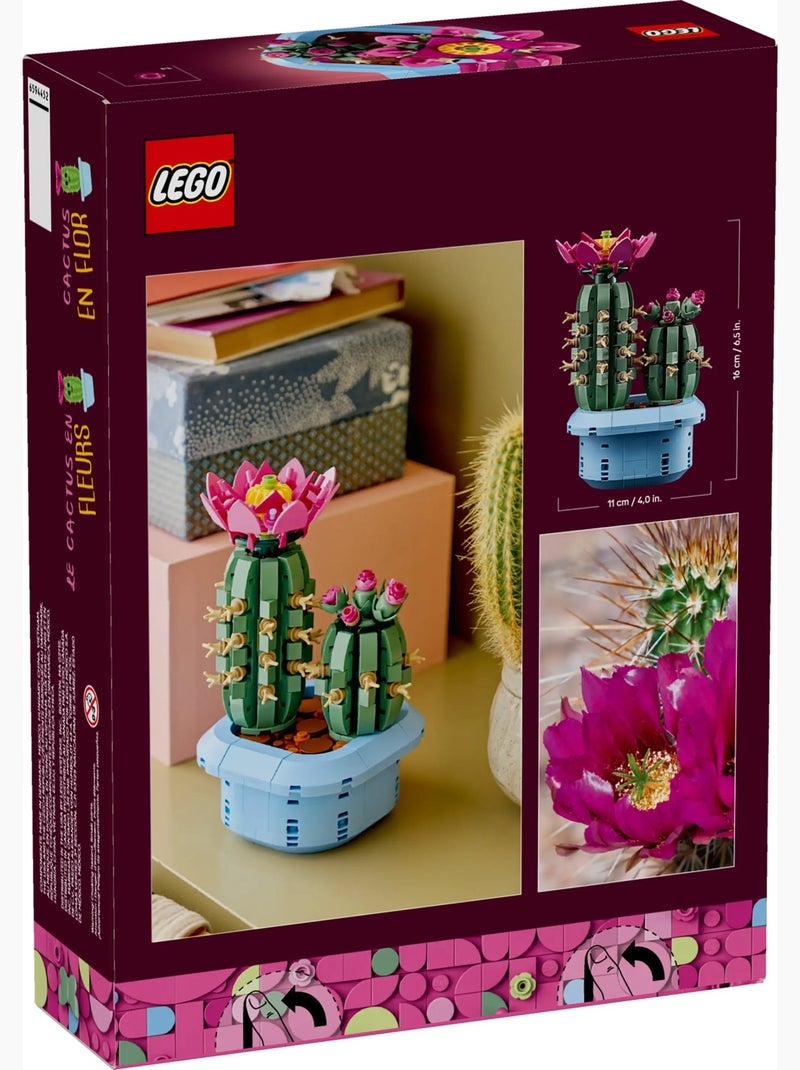 LEGO Botanical Collection Cactus fleuri 11509, 482 pièces dès 9 ans Noir - Kiabi