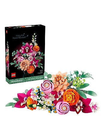 LEGO Botanicals - LEGO Icons - Le joli bouquet de fleurs roses - 10342