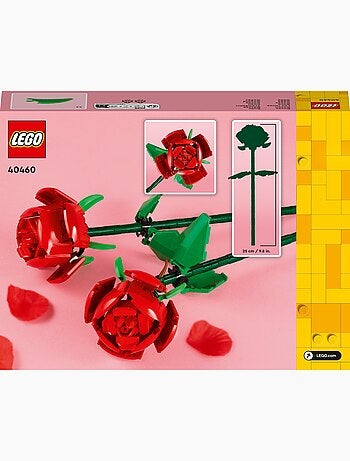LEGO Botanicals Les Roses 40460 — 2 fleurs rouges