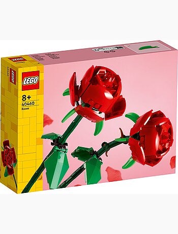 LEGO Botanicals Les Roses 40460 — 2 fleurs rouges