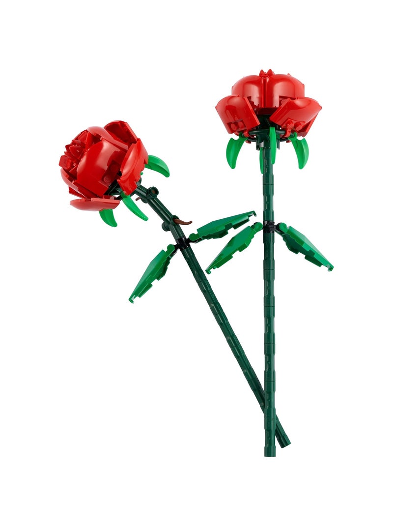 LEGO Botanicals Les Roses 40460 — 2 fleurs rouges Jaune - Kiabi