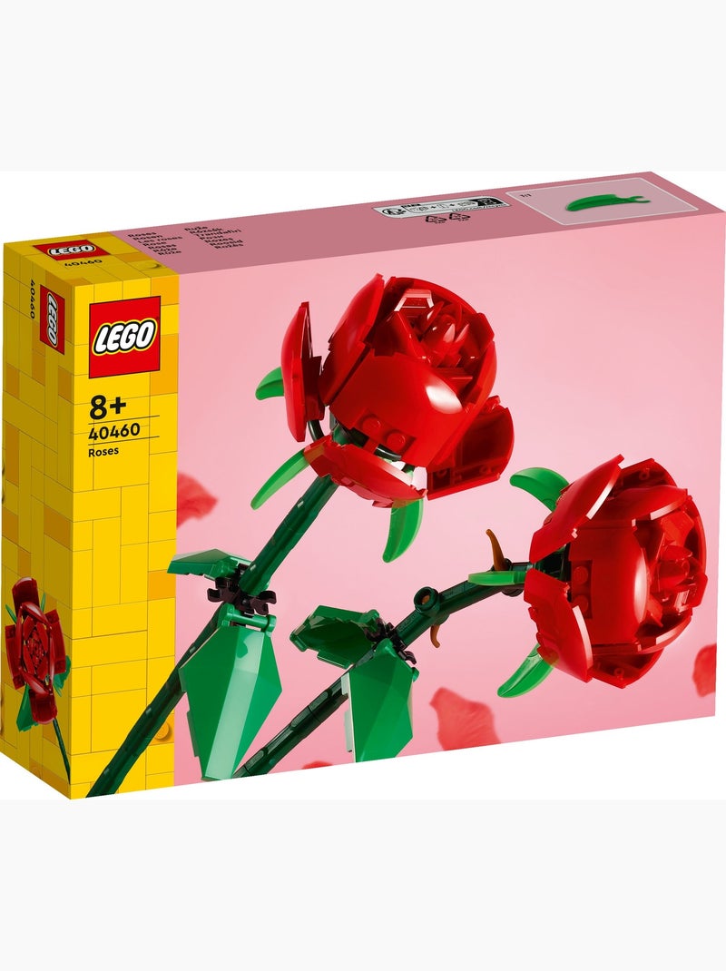 LEGO Botanicals Les Roses 40460 — 2 fleurs rouges Jaune - Kiabi