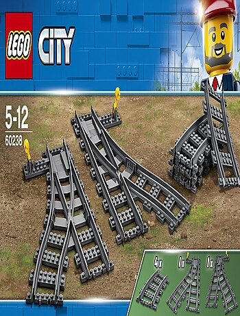 LEGO City - Aiguillages de voie 60238