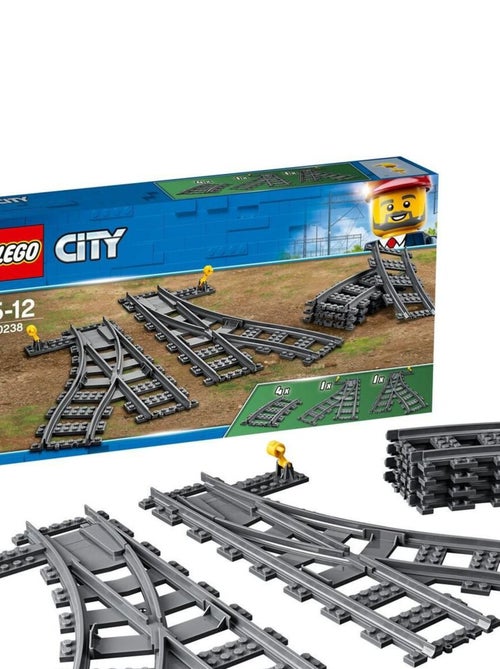 LEGO City - Aiguillages de voie 60238 - Kiabi
