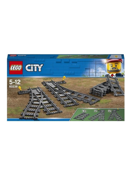 LEGO City - Aiguillages de voie 60238 - Kiabi