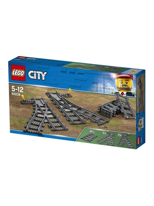 LEGO City - Aiguillages de voie 60238 - Kiabi