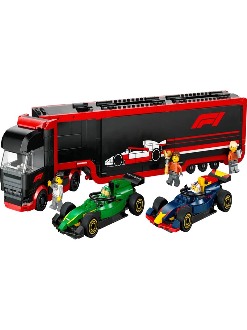 LEGO City - Camion de F1 avec voitures de F1 RB20 et AMR24 - 60445 Multicolore - Kiabi