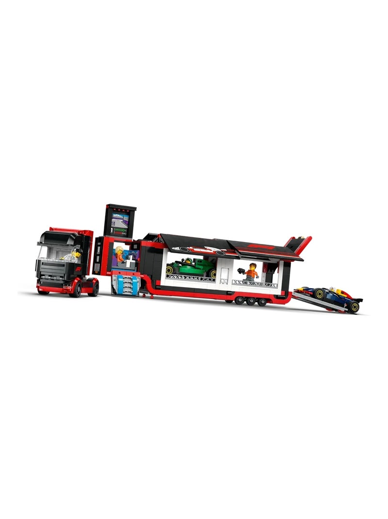 LEGO City - Camion de F1 avec voitures de F1 RB20 et AMR24 - 60445 Multicolore - Kiabi